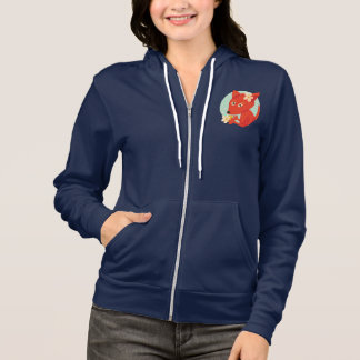 Fleurs Et Sweat - shirt à capuche De Renard Cute
