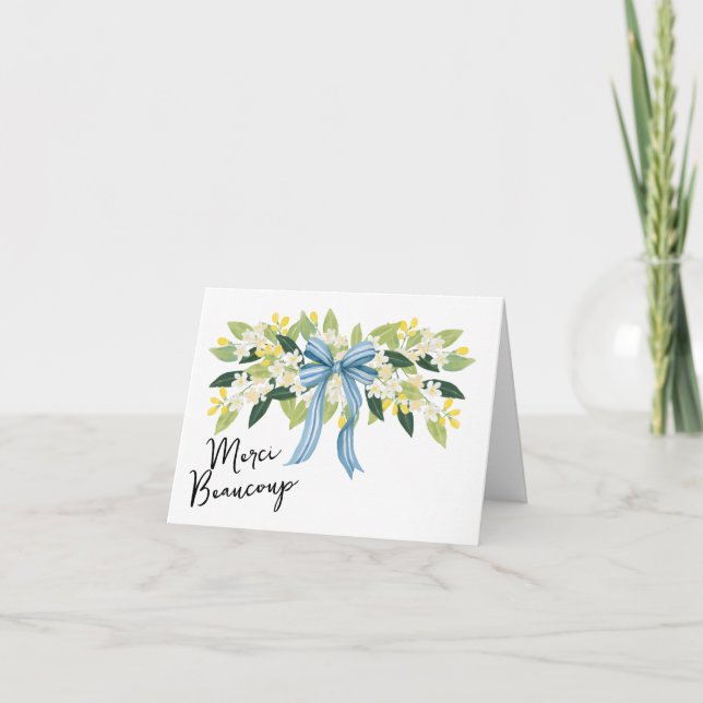 Fleurs et un Ruban Côtier Merci (Devant)