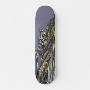 Fleurs et vagues Skateboard