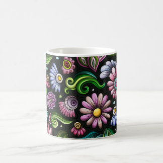 Fleurs étanches : Une Mug en pleine floraison
