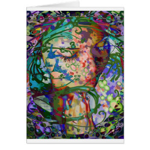 Fleurs féminines priant le Flourish de femme