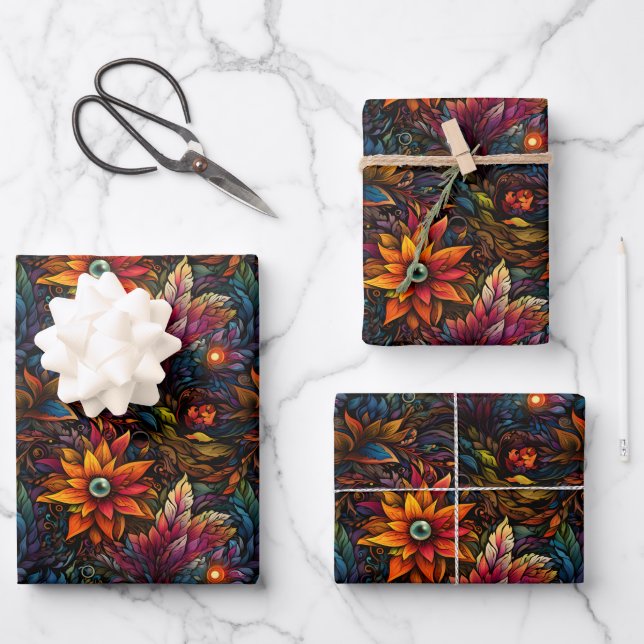 Fleurs & feuilles magiques (Recto)