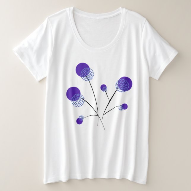 fleurs filigrane lilas (Design devant)