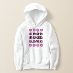Fleurs Filles sweat - shirt à capuche