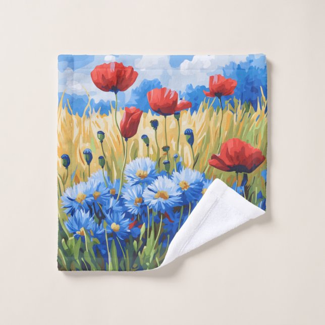 Fleurs Floral Nature Love 13 (Gant de toilette)