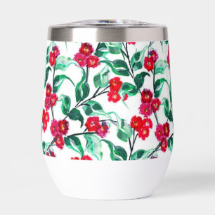 Fleurs florales en rouge Motif-56698