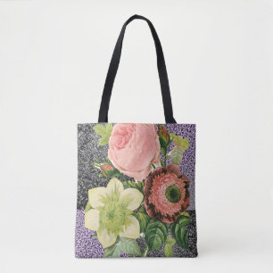 Fleurs florales sacs fourre-tout
