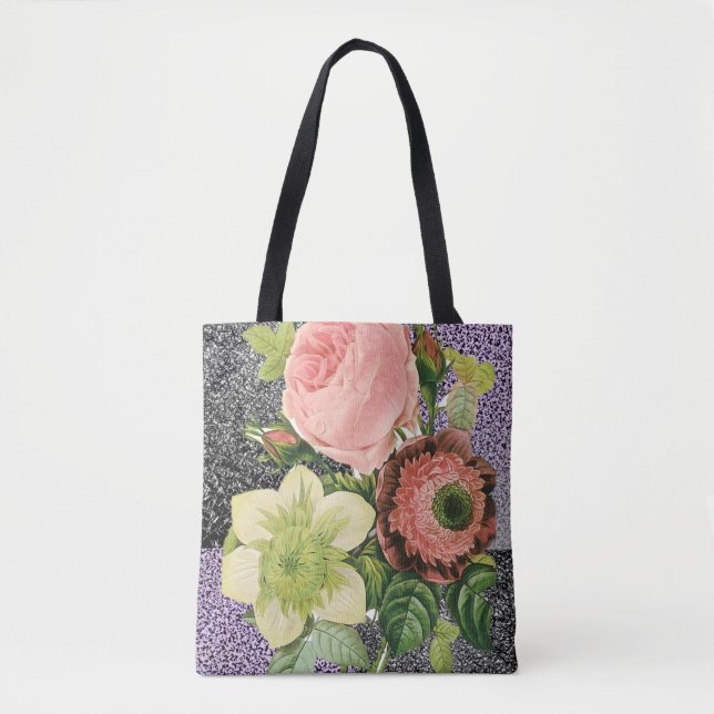 Fleurs florales sacs fourre-tout (Devant)