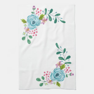 Fleurs florales Serviette de cuisine