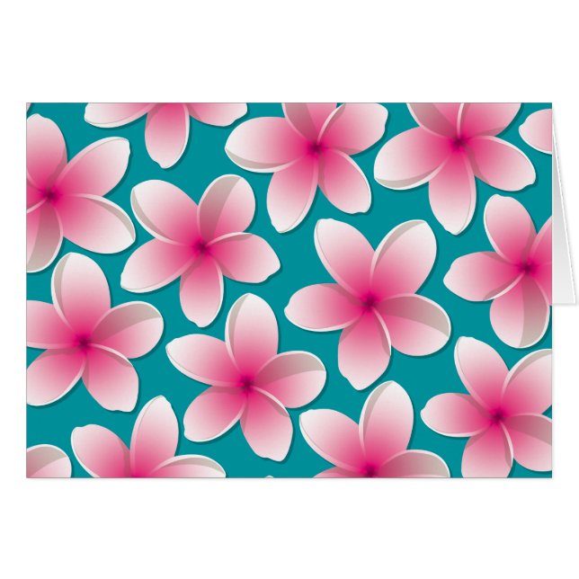 Fleurs frangipani/Plumeria (Devant horizontal)