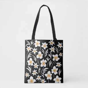 Fleurs hawaïennes géométriques - Sac fourre-tout