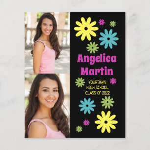 Fleurs Hippie Rétro 2 Photo Budget Graduation