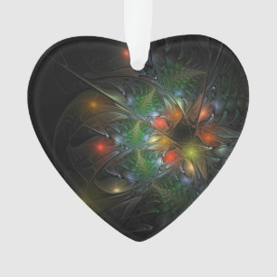 Fleurs imaginaires fractales douces et tendres