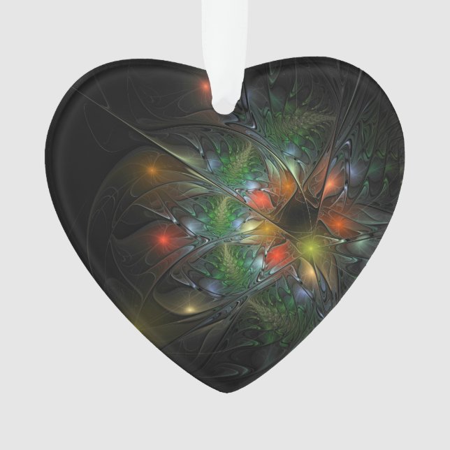 Fleurs imaginaires fractales douces et tendres (devant)