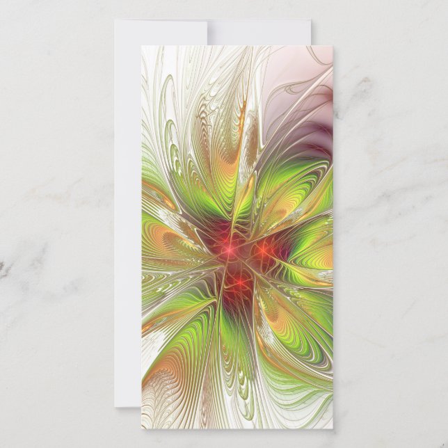 Fleurs imaginaires fractales douces et tendres (Devant)