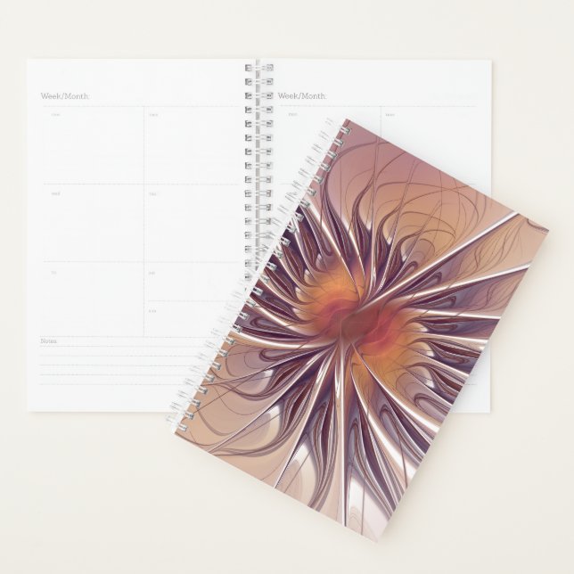 Fleurs imaginaires fractales douces et tendres (Devant avec enveloppe)
