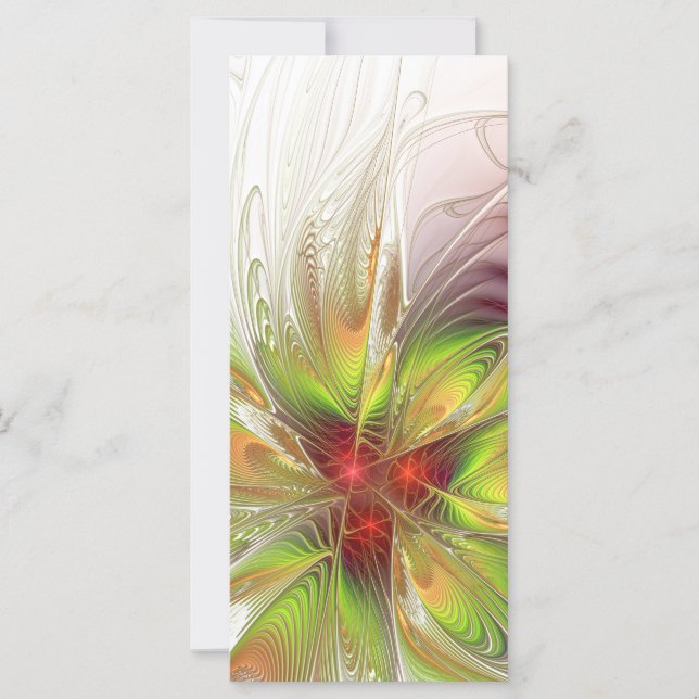 Fleurs imaginaires fractales douces et tendres (Devant)