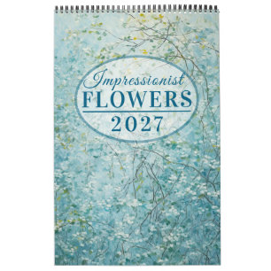Fleurs Impressionnistes Calendrier 2026