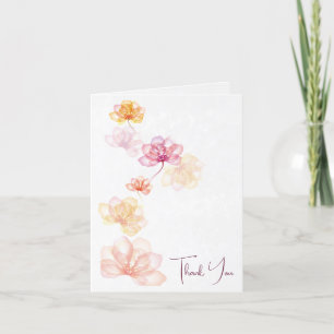 Fleurs Iridescentes Pour Un Merci Sympathique