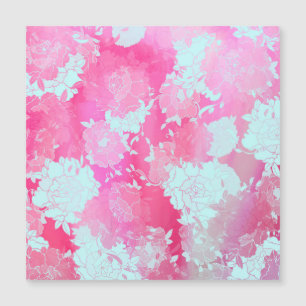 Fleurs japonaises motifs bleus