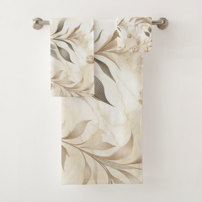 Fleurs Jardin 26 Serviettes de bain (En situation)