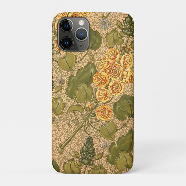 Fleurs Jaunes Antique iPhone / coque ipad (Dos)