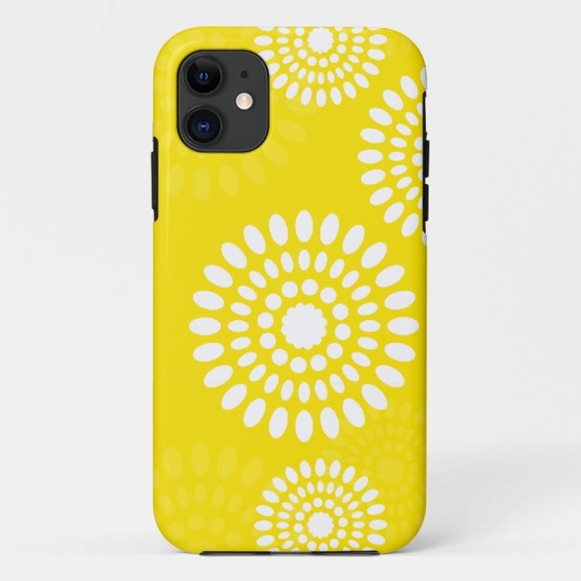 Fleurs jaunes d'été iPhone 5 Coque (Dos)