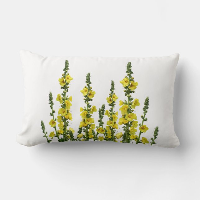 Fleurs Jaunes, Oreiller de Pays Réversible (Recto)