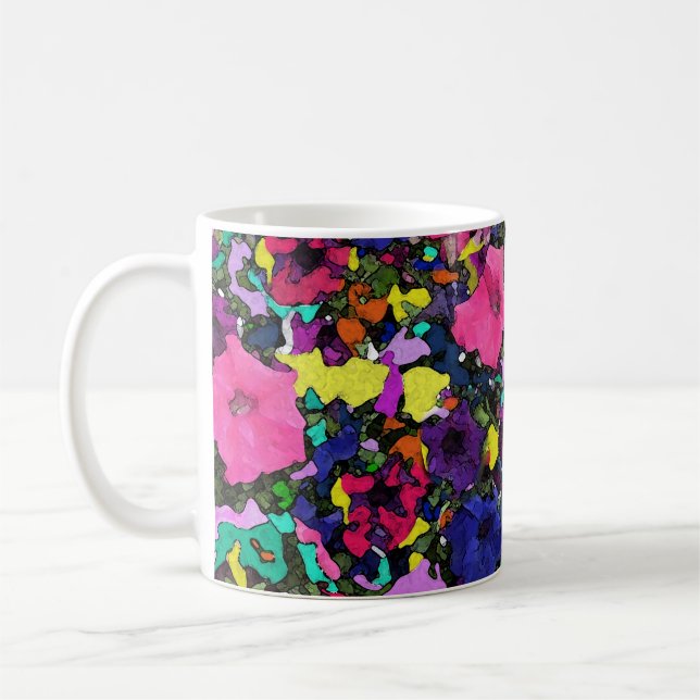 Fleurs Joueuses ~ Mug / Coupe (Gauche)