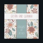 Fleurs joyeuses Fun Inspirivity Mariages magnets<br><div class="desc">Ces magnets mariage amusants présentent des fleurs joyeuses et colorées. Idéal pour les faveurs de mariage ou enregistrer les rappels de date. Le joli design a un look fantaisiste qui est parfait pour la saison mariage du printemps ou de l'été. Trouvez de beaux objets correspondants dans la collection "Fleurs gaies"...</div>