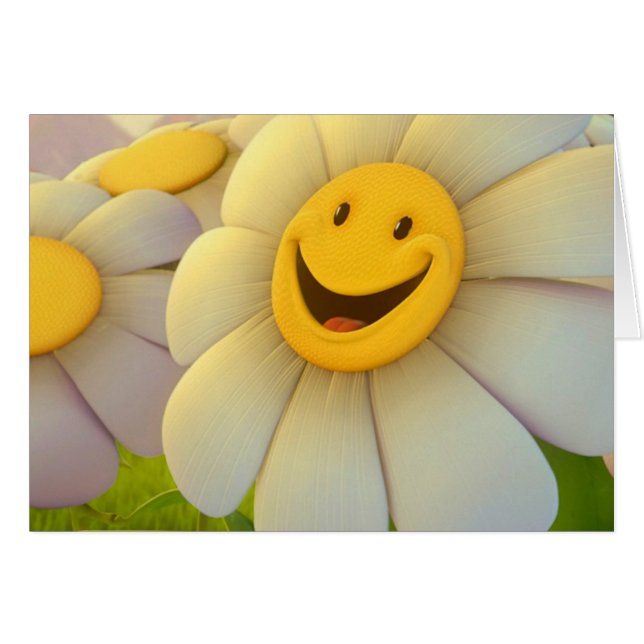 Fleurs joyeuses sourires (Devant horizontal)