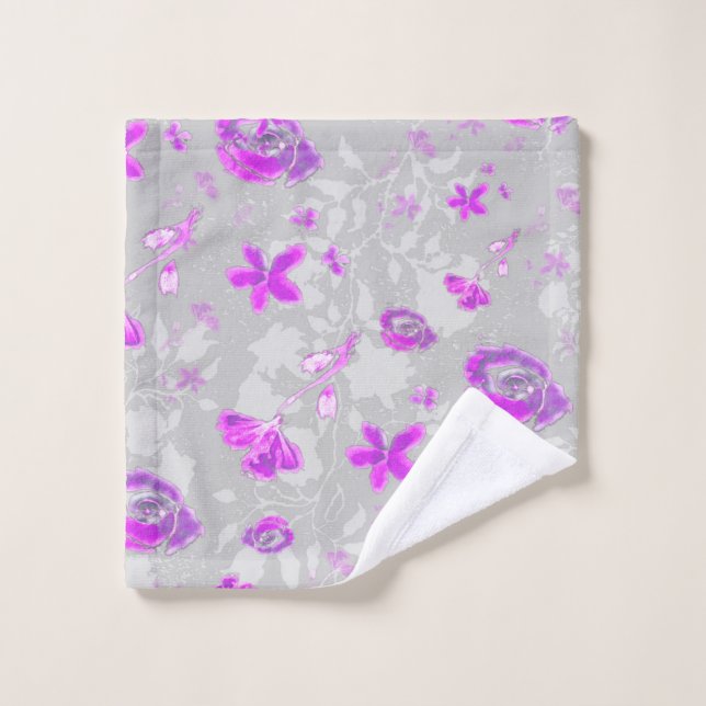 Fleurs Lavées Légères  (Gant de toilette)