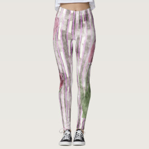 Fleurs Leggings féminins