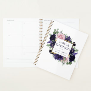 Fleurs luxuriantes Floral rose violet et rose pe