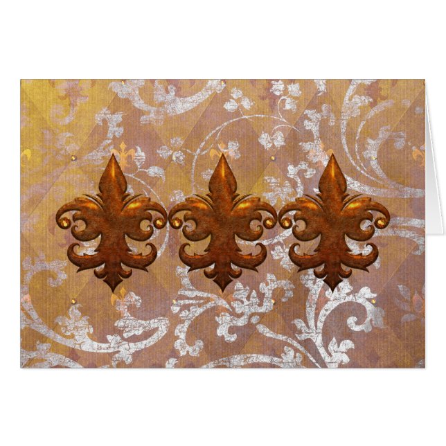 FLEURS MAJESTUEUX : ARGENT et OR IMPRESSIONNANTS (Devant Horizontal)