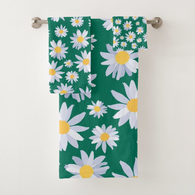 Fleurs marguerites blanches de classe design botan (En situation)