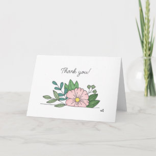 Fleurs Merci 7 cartes