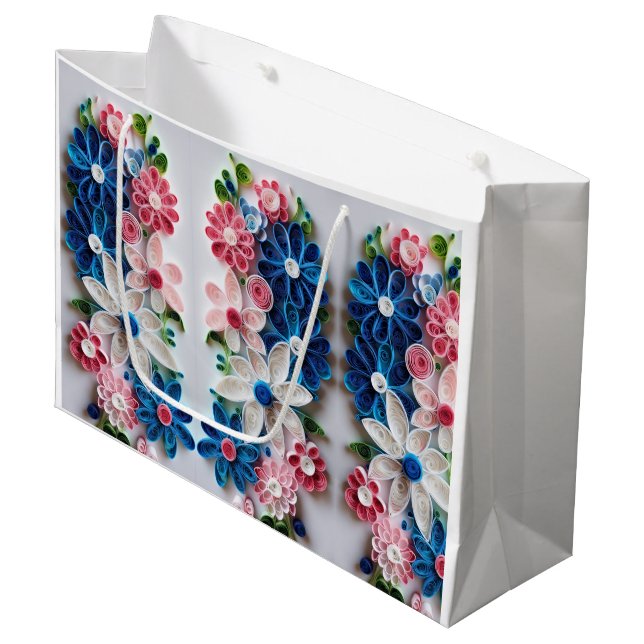 Fleurs & Merveilles : Un Beau Sac Cadeau Surprise (Devant Angle)