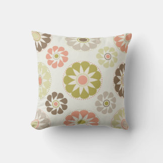 Fleurs modernes Coussin MOJO américain