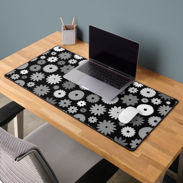Fleurs monochromes grand motif (Bureau 2)