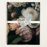 Fleurs monogrammes minimes modernes<br><div class="desc">Moderne,  minimal,  monogramme,  fleurs Planificateur,  beau cadeau pour noël pour votre famille et vos amis. Ou pour vous-même de commencer dans une nouvelle année heureuse!</div>