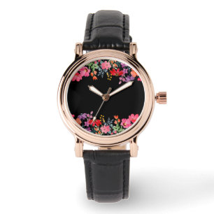Fleurs Montre femme / Cadeau pour elle