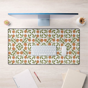 Fleurs orange, Motif Floral, Verdure, Boho