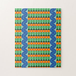 Fleurs orange - Puzzle