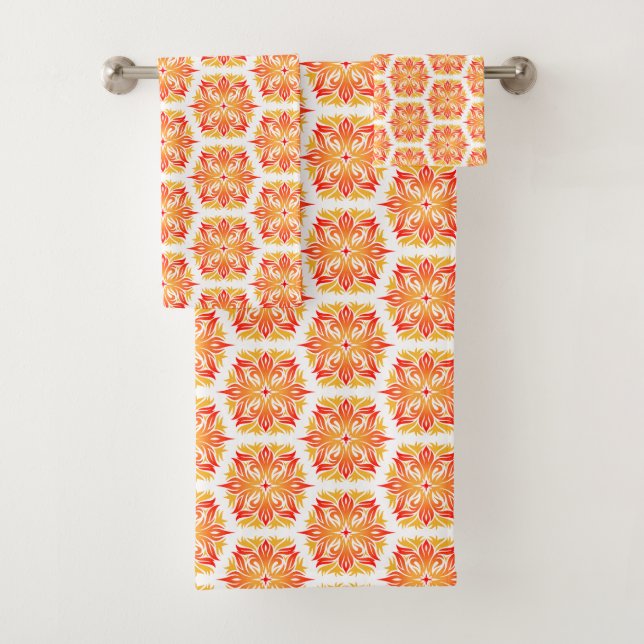Fleurs Oranges, Motif De Fleurs, Motif Floral (En situation)