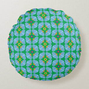 Fleurs Parapluies Coussin rond