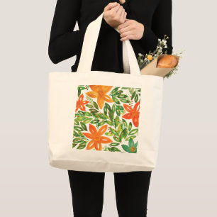 Fleurs peintes à la main et vacances Sac fourre-to