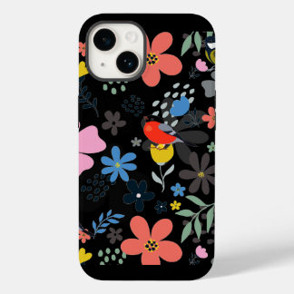 Fleurs peintes Coque-Mate coque iphone