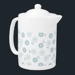 Fleurs pétales en forme de coeur<br><div class="desc">Ce motif de fleurs bleu clair avec des pétales en forme de coeur est conçu pour être une pièce d'accompagnement avec ma collection de fleurs Hawthorn.</div>