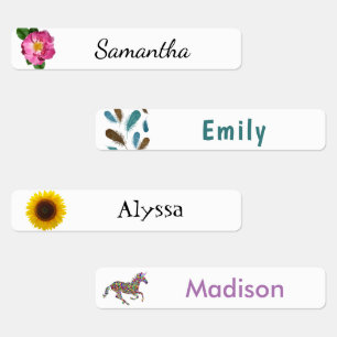 Fleurs Plumes Unicorne Filles Vêtements Étiquettes